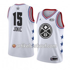 NBA Denver Nuggets Trikot Nikola Jokic 15 2019 All-Star Jordan Brand Weiß Swingman - Herren